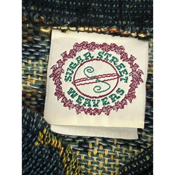 Sugar Street Weavers Tapestry Blanket Coat Jacket Halloween Cats Pumpkins OS - Picture 5 of 9